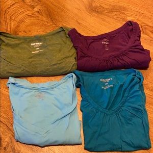4 v neck old navy t shirts